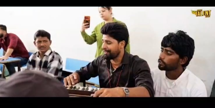 Harmonium vocal audition live session at ITF